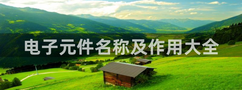 电子元件名称及作用大全