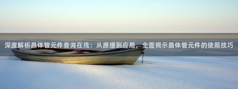 深度解析晶体管元件查询在线：从原理到应用，全面揭示晶体管元件的使用技巧
