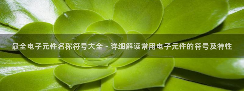 PG电子麻将胡了3与麻将胡了2有什么区别：最全电子元件名称符号大全 - 详细解读
