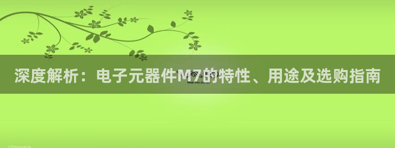 pg模拟器免费版网址：深度解析：电子元器件M7的特性、用途及选购指南
