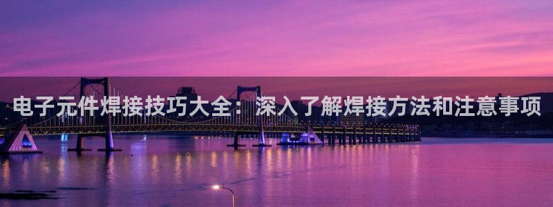 大好玩棋牌官方网站入口pg：电子元件焊接技巧大全：深入了解焊接方法和注意事项