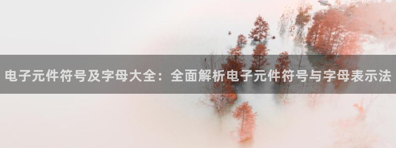 pg2电子游戏：电子元件符号及字母大全：全面解析电子元件符号与字母表示法