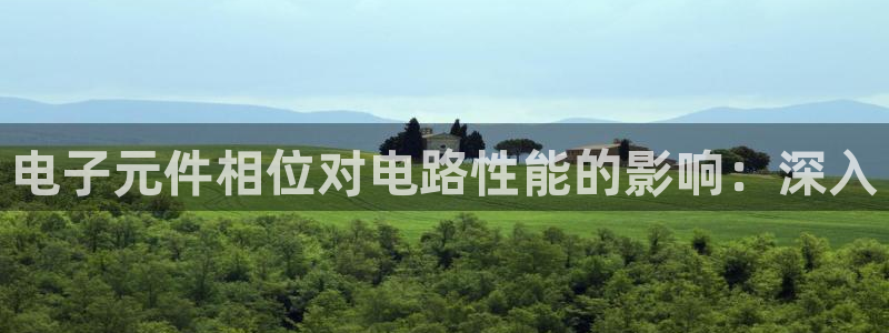 pg游戏官方网站官网：电子元件相位对电路性能的影响：深入