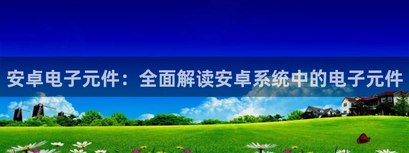 pg电子平台登录入口：安卓电子元件：全面解读安卓系统中的电子元件