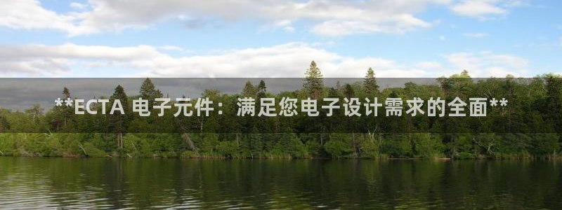 哪个平台可以试玩pg电子游戏的软件：**ECTA 电子元件：满足您电子设计需求的