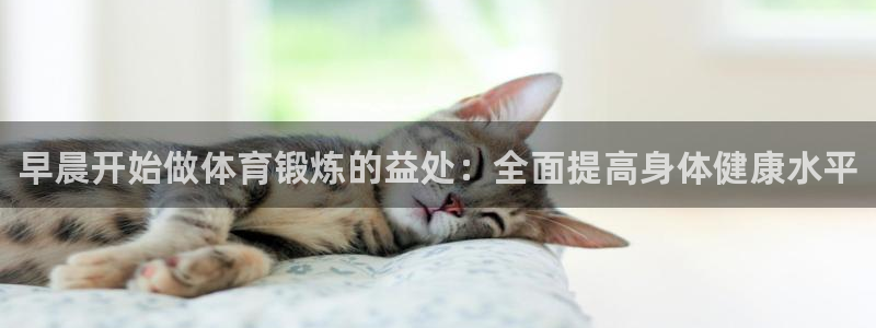 zoty中欧体育：早晨开始做体育锻炼的益处：全面提高身体健康水平