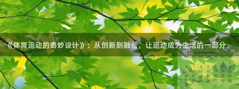 zyty中欧体育平台：《体育运动的奇妙设计》：从创新到融合，让运动成为生活的一部分。